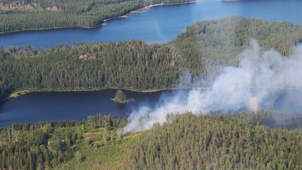 Brandflyget upptäcker åtskilliga skogsbränder på en säsong. Röken syns väl uppifrån planet. Därifrån kan man också lotsa räddningstjänsten på plats.