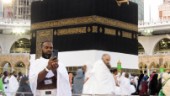 Hundratusentals pilgrimer i Mecka igen