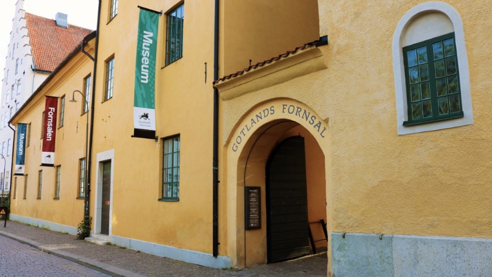 Utanför Gotlands museum 