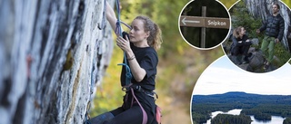 25 meter höga klätterväggen lockar klättrare från hela Norden • Hyllningen från finska klättraren: "Exceptionellt bra"
