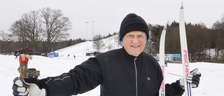 Lars-Evert Jonsson en av skidentusiasterna som uppskattar Vilstas preparerade spår