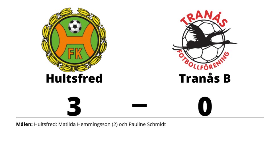 Hultsfreds FK vann mot Tranås FF B