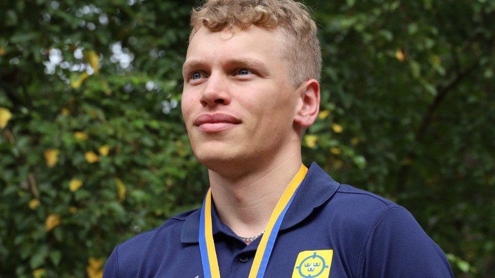Mathias Sjöström var bäst i landskampen.