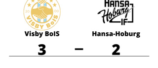 Visby BoIS vann uddamålsseger mot Hansa-Hoburg