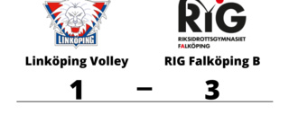 Linköping Volley förlorade hemma mot RIG Falköping B