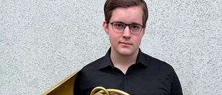 Teodor, 18, från Luleå spelar valthornssolo med symfoniorkestern