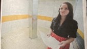 Ur arkivet: Moa Åström, 15 år, tog strid för duschväggar