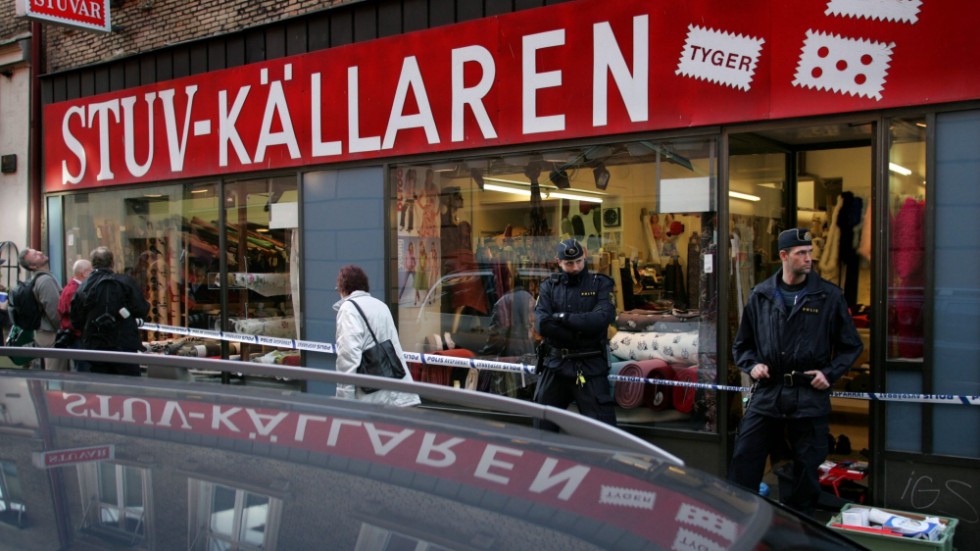 Mordet i tygbutiken i Göteborg inträffade hösten 2005. Arkivbild.