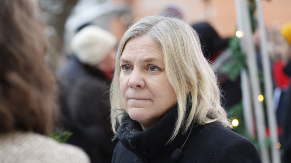 Socialdemokraternas partiledare Magdalena Andersson säger att partiet ska säkerställa att man går till botten med vad som skett angående misstankar om kopplingar till gängkriminella i S i Botkyrka. Arkivbild.
