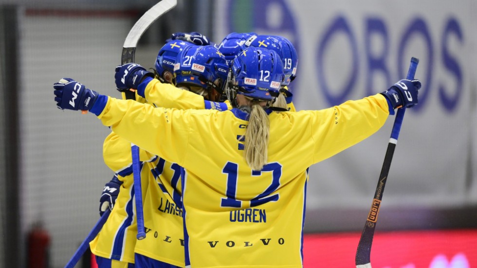 Sverige tog en ny seger i bandy-VM efter att ha besegrat Finland med 6–0. Arkivbild.
