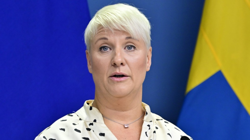 Äldre-och socialförsäkringsminister Anna Tenje (M). Arkivbild.