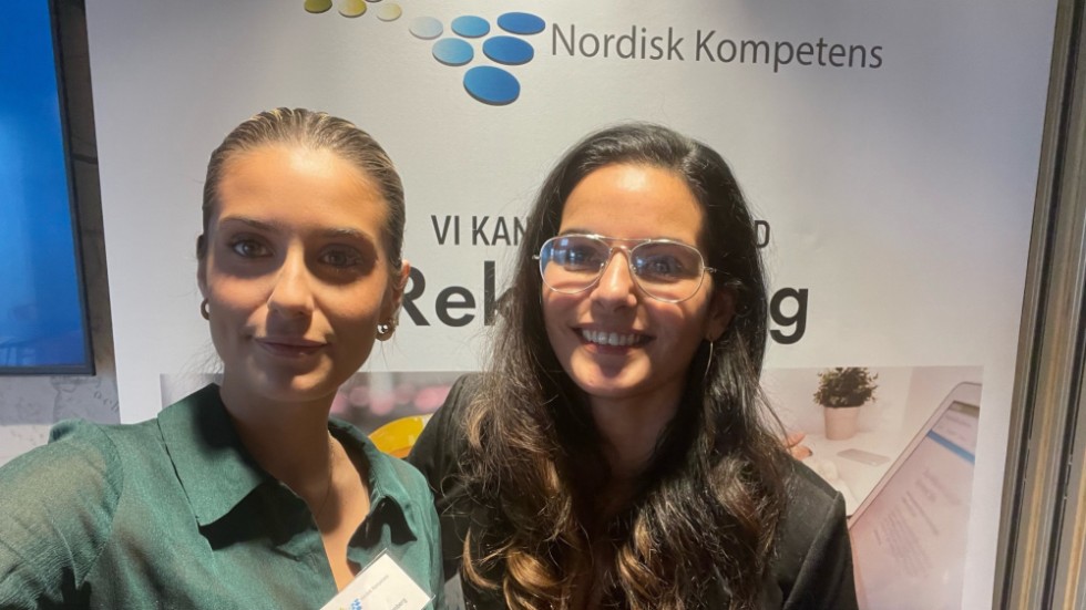 "Vi har identifierat behoven och var vi kan finna kompetens som vill arbeta, leva och bo i norra Sverige", säger Mariam Alzamami, här till höger om Andrea Strömberg.