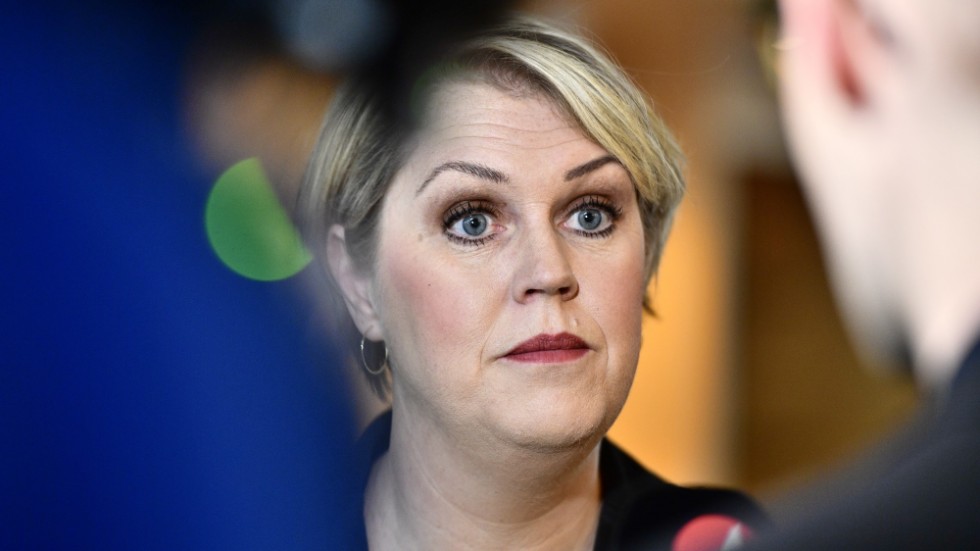 Socialdemokraternas gruppledare Lena Hallengren. Arkivbild.