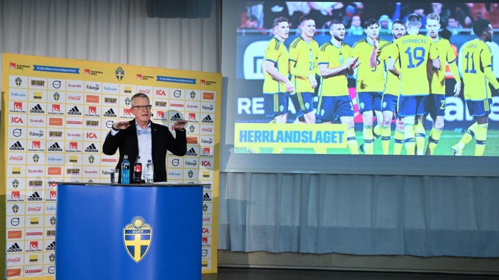 Janne Andersson presenterade truppen till januariturnén.