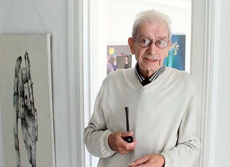 Anders Lindgren har plockat ihop en otroligt intressant och fängslande utställning, hans sista separatutställning efter nästan 60 konstnärsår.