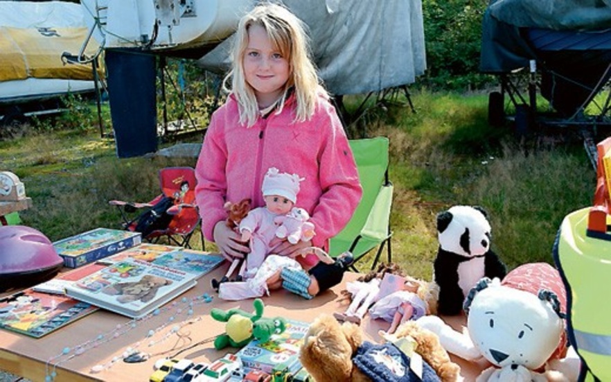 Sandra Pettersson sålde leksaker.