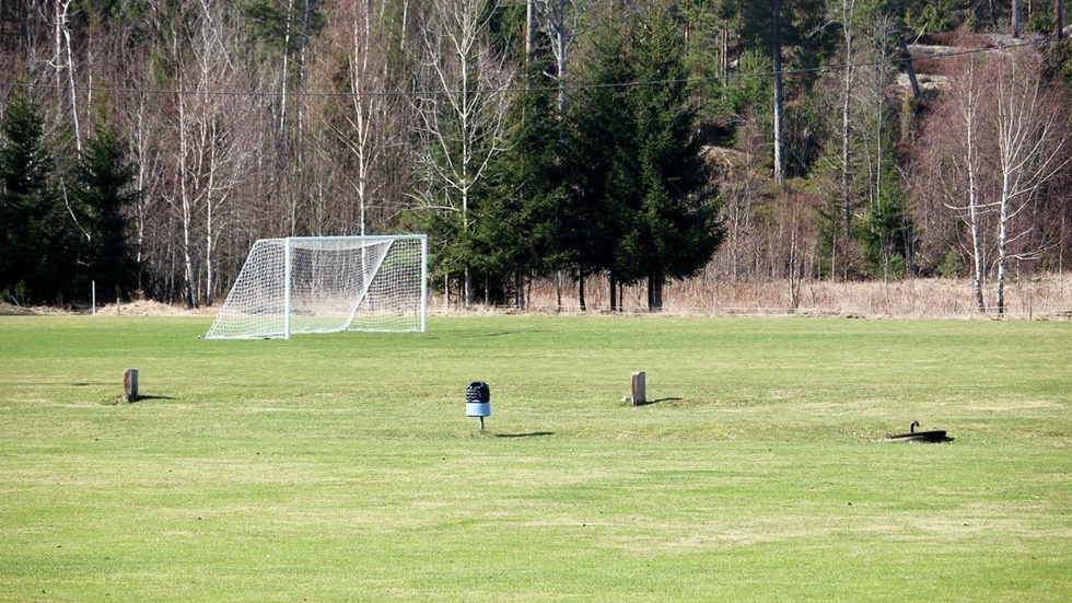 Föreningen har bland annat köpt nya fotbollsmål. Foto: Ellinor Harrysson