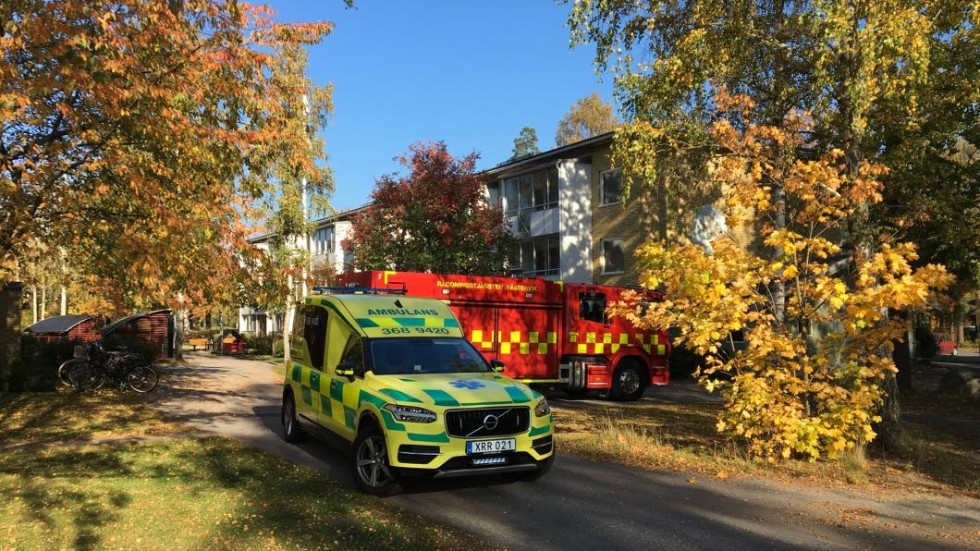 Räddningstjänsten larmades på söndagsförmiddagen till en befarad brand på Långrevsgatan.