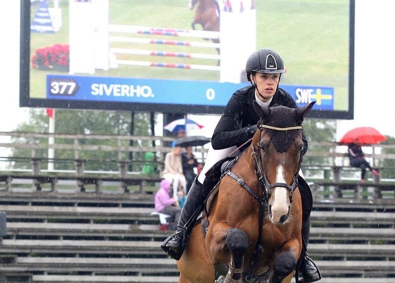 Evelina är supernöjd med sitt deltagande i Falsterbo. Foto: Privat