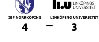 Tredje perioden avgörande när Linköping Universitet föll mot IBF Norrköping