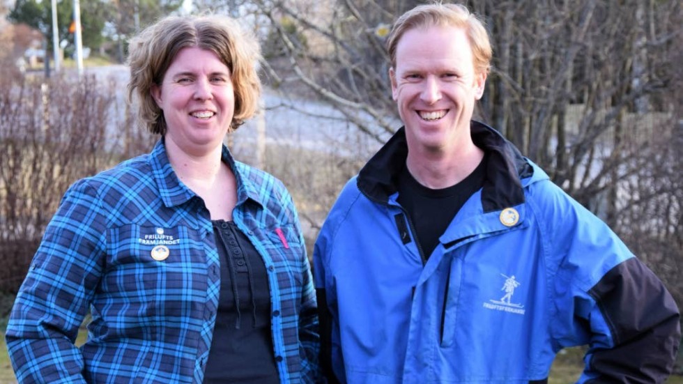 Karin och Tommy Gustafsson är några av personerna som driver Friluftsfrämjandets lokalavdelning i Kinda.
