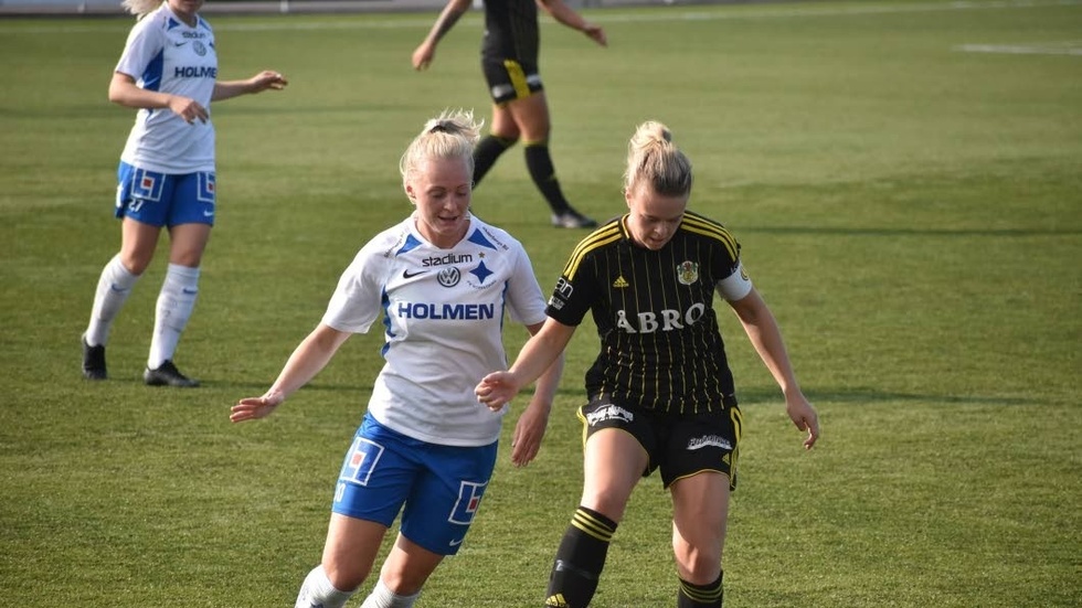 Malin Söderlund var bra i förlustmatchen mot IFK Norrköping.