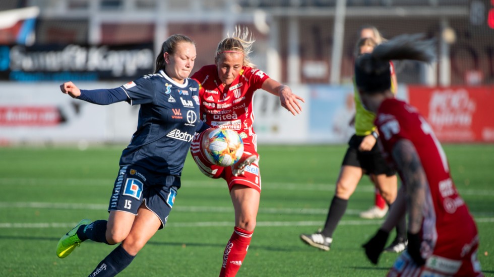 Julia Karlernäs och Piteå vann med 1-0.
