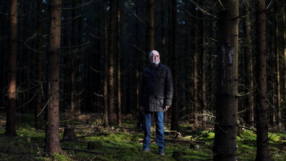 Skogen är en stor del av livet i Ydre. Så även för kommunalrådet Sven-Inge Karlsson, som håller stenkoll på befolkningsstatistiken.