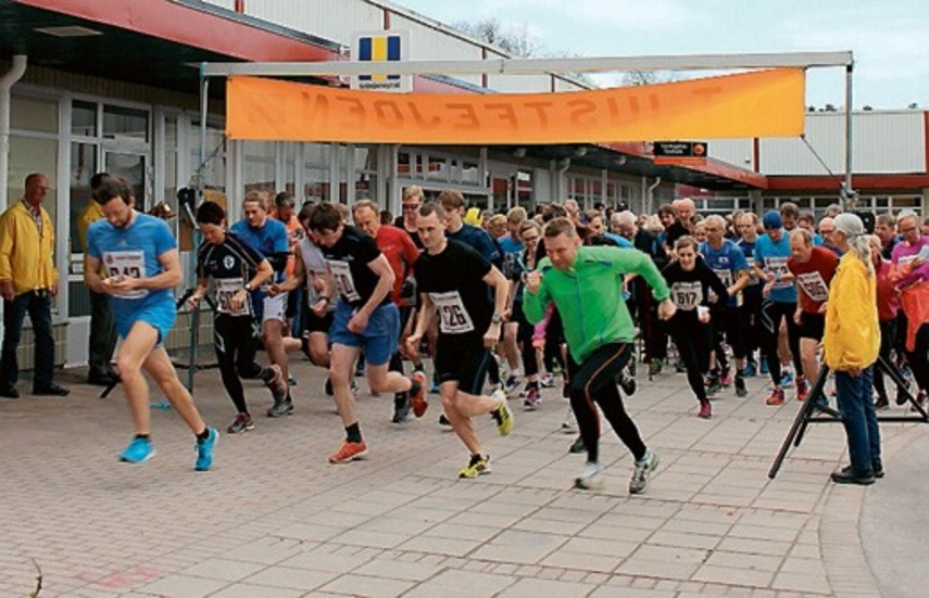 Drygt 200 personer deltog i årets lopp.