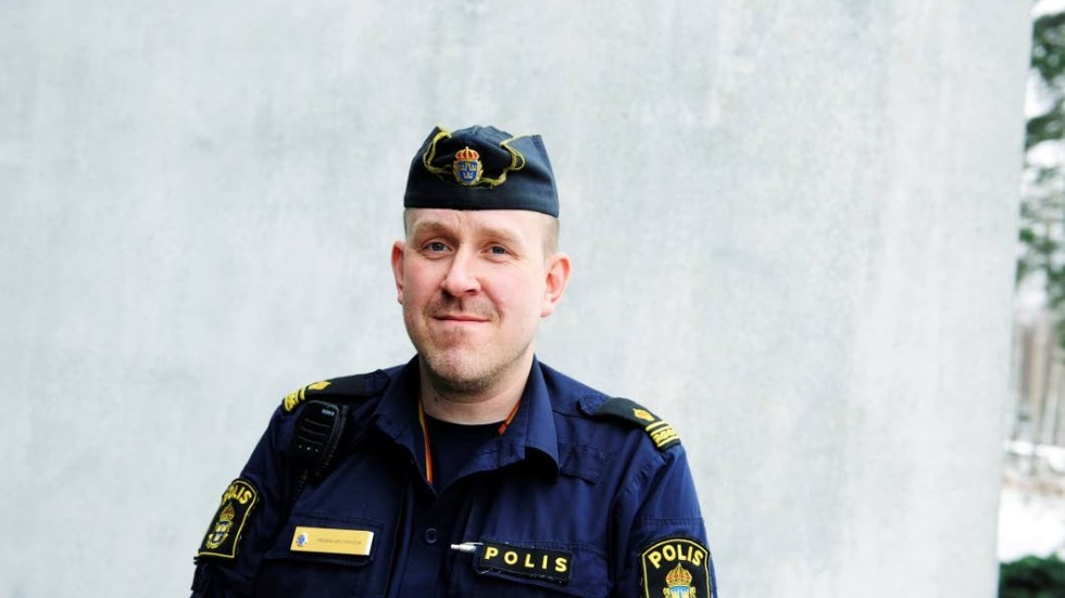 Fredrik Westerholm är gruppchef för ingripandeverksamheten i Västervik.