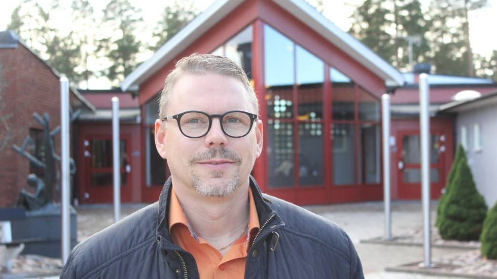 Andreas Ekberg, rektor på Hultsfreds Gymnasium.