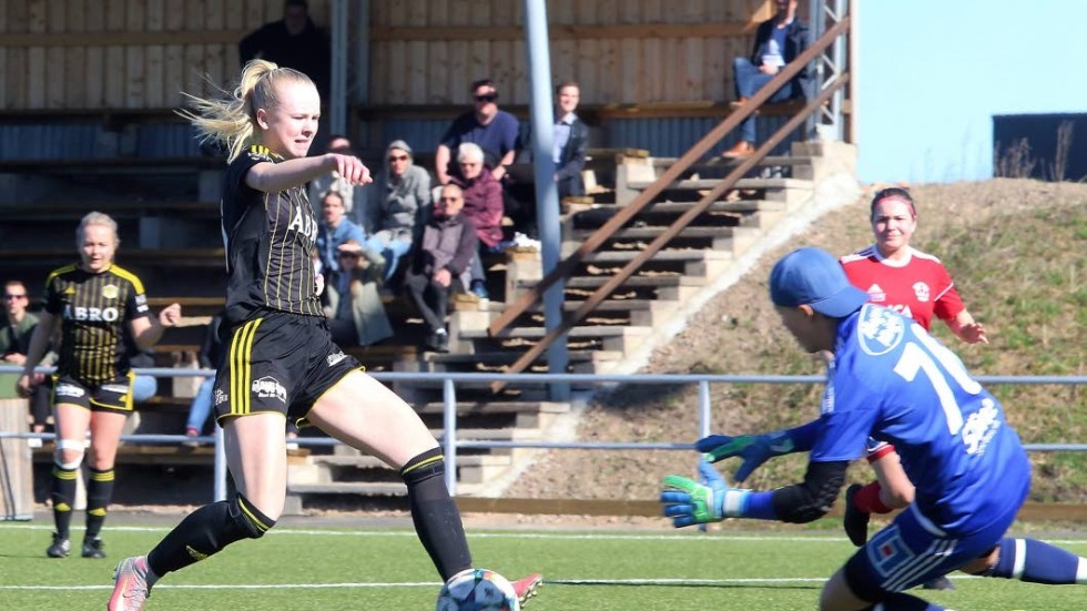 Stina Kägo Bragsjö gjorde mål i Vimmerbys 2–2-match mot Åseda.