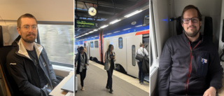 Första tåget ut med nya operatören – SN rapporterade live 