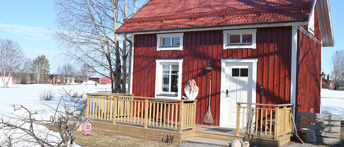 Barndomsdrömmen om ett rött litet hus på landet blev sann