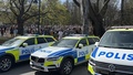 Flera polispatruller på plats vid festandet: "Lite problematiskt"