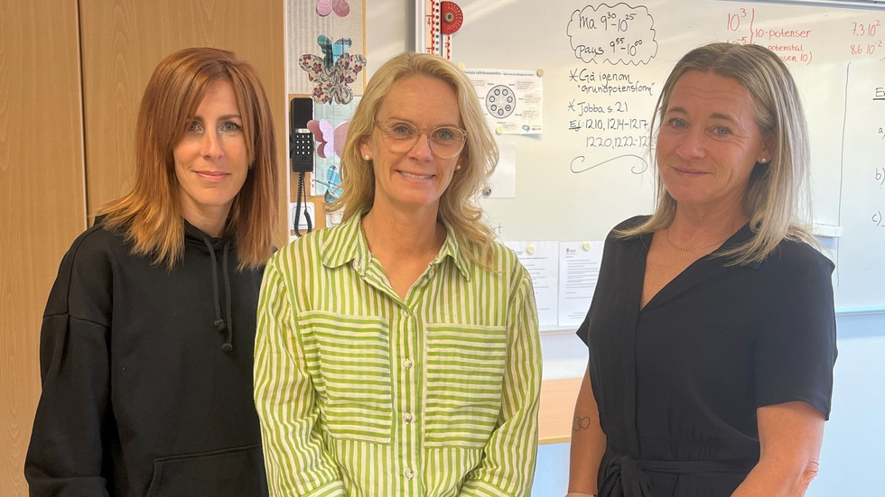 Kurator Angelica Löfstedt, specialpedagog Sofie Lundkvist och speciallärare Jenny Frid berättar om hur frånvaron minskat och hur enskilda elever fått betyg eller till och med höjt sina betyg i vissa ämnen efter införandet av Studieboden.