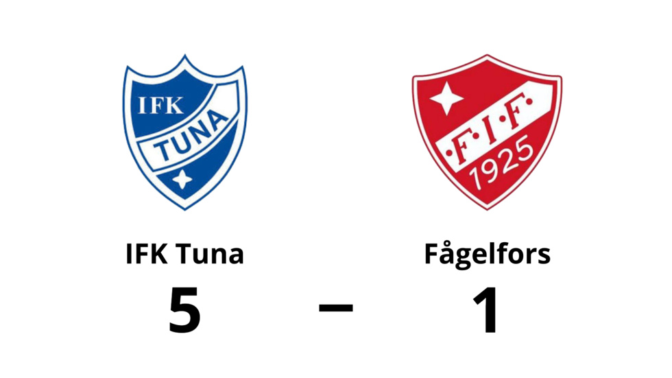 IFK Tuna vann mot Fågelfors IF