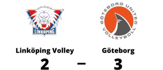 Linköping Volley föll mot Göteborg - i femte set