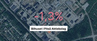 Bilhuset i Piteå AB redovisar negativ resultatkurva