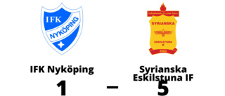 Tre mål av Antonius Alias när Syrianska Eskilstuna IF vann