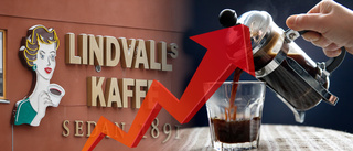 Kaffepriset rusar – då hoppas Lindvalls sälja mer