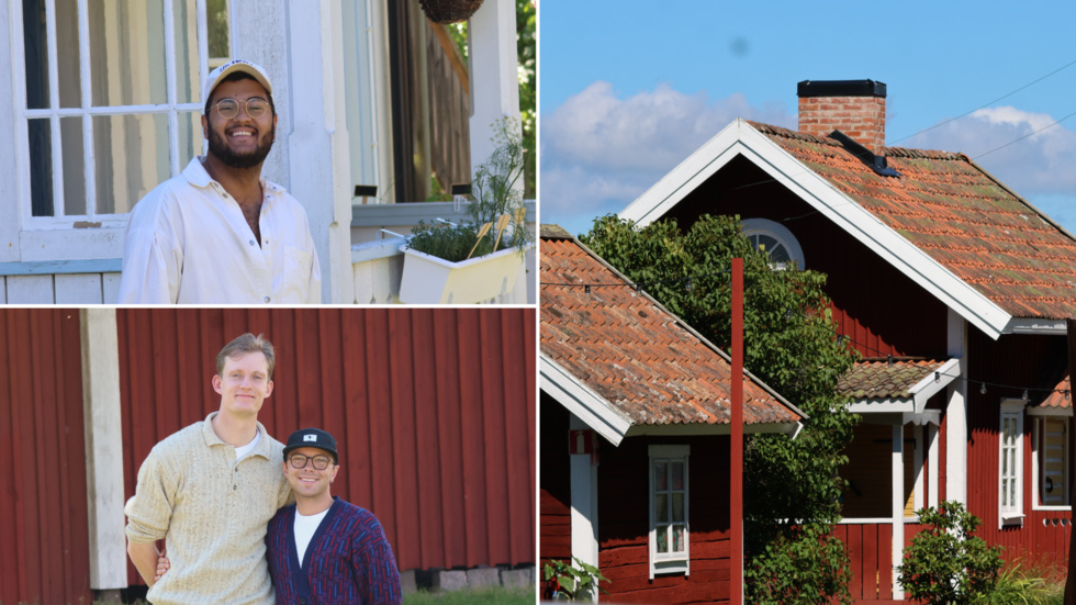 Adrian Tápias Cabarcás, Jonatan Wedberg Kilnäs och Casper Ericson är några av de hundratals som spenderar sin sommar i säsongsbubblan arbetandes på Astrid Lindgrens Värld. 