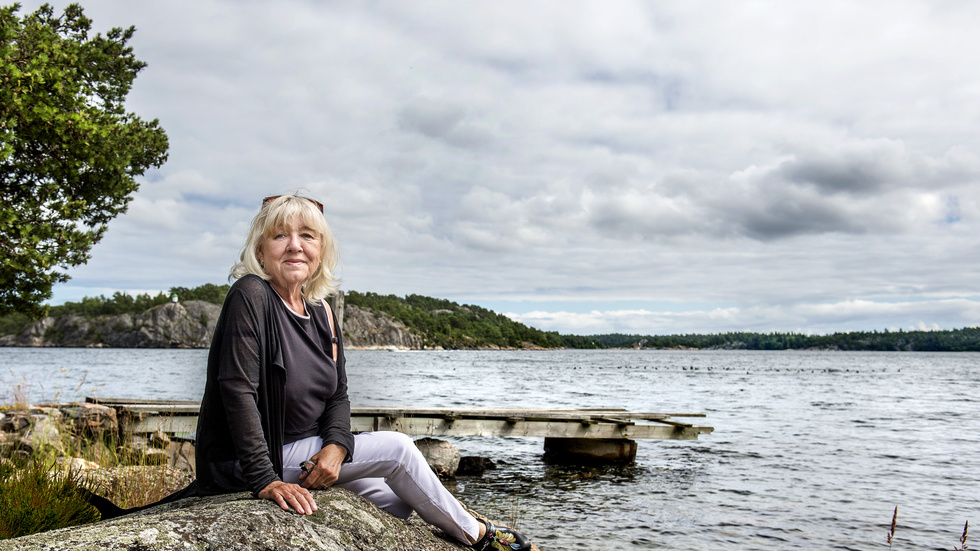 Kompositören och pianisten Monica Dominique uppträdde på Oxelö krog. Arkivbild