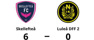 Tre mål av Leia Bjursell när Skellefteå vann