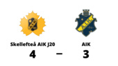 Skellefteå AIK J20 lyckades vinna mot AIK