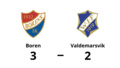 3-2 för Boren mot Valdemarsvik