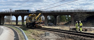 Voltande bilist skapar tågstrul för resenärer