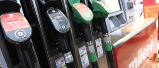 Höjda priser på bensin och diesel