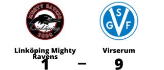Tung förlust på hemmaplan för Linköping Mighty Ravens mot Virserum