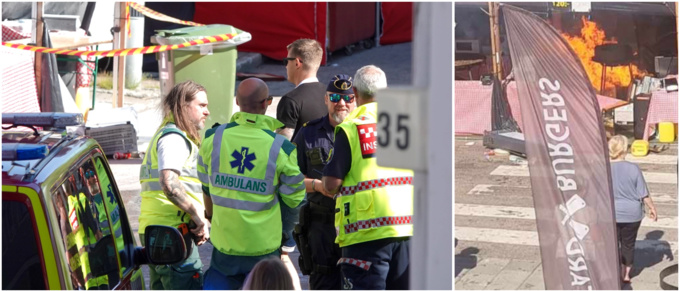 Man allvarligt skadad efter branden – flyttas till Uppsala